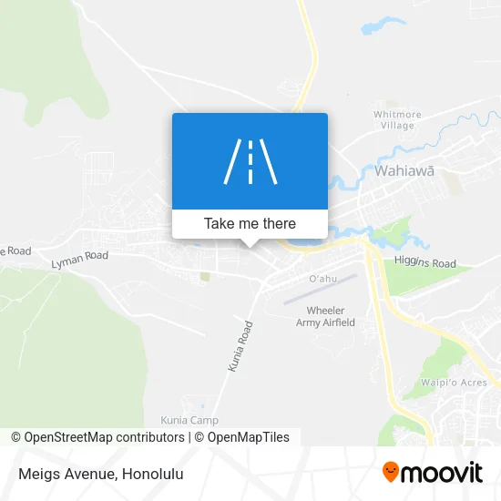 Mapa de Meigs Avenue