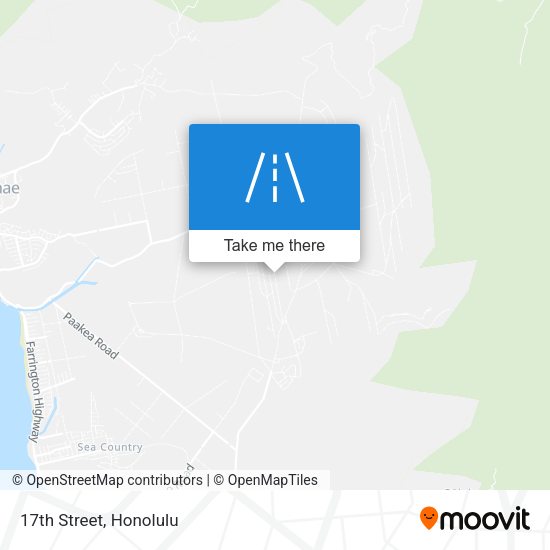 Mapa de 17th Street