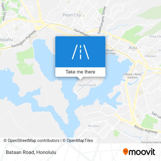 Mapa de Bataan Road