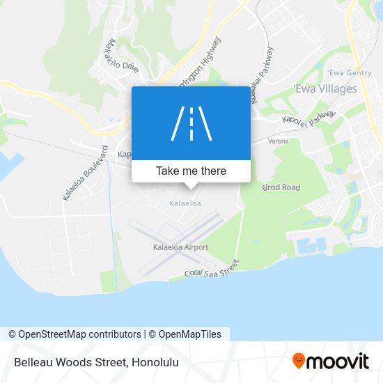 Mapa de Belleau Woods Street