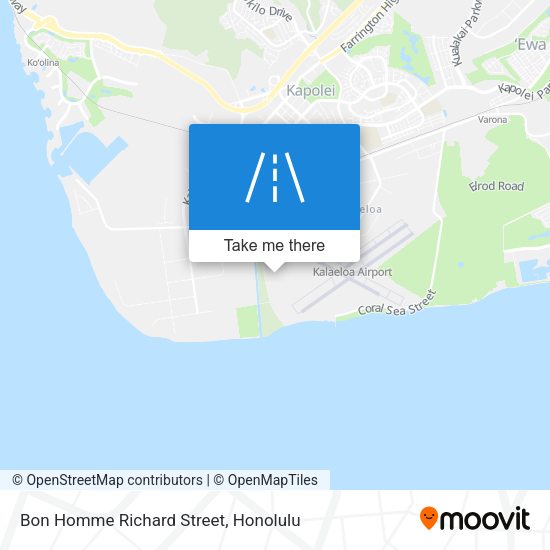 Mapa de Bon Homme Richard Street