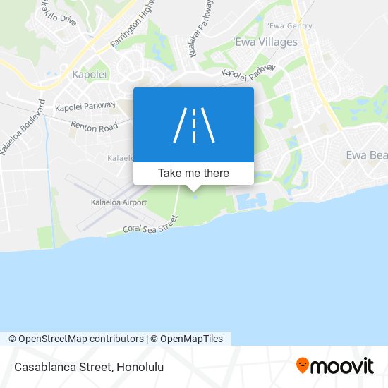 Mapa de Casablanca Street