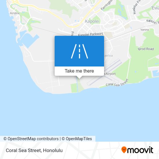 Mapa de Coral Sea Street