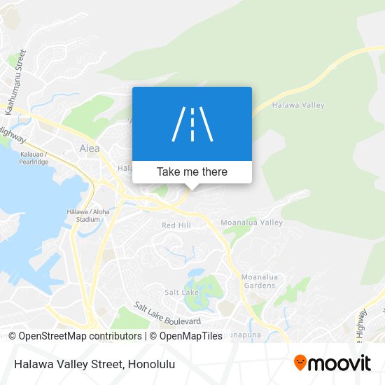 Mapa de Halawa Valley Street