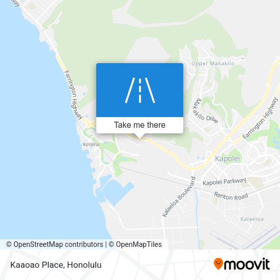 Mapa de Kaaoao Place