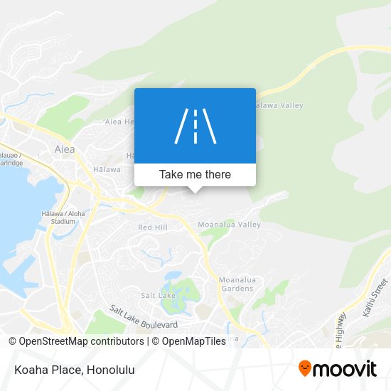 Mapa de Koaha Place