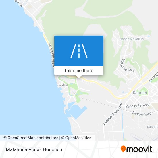 Mapa de Malahuna Place