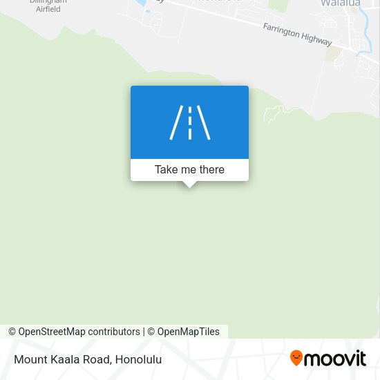 Mapa de Mount Kaala Road
