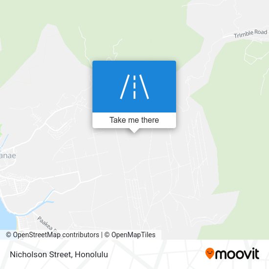Mapa de Nicholson Street