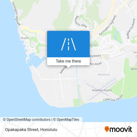 Mapa de Opakapaka Street