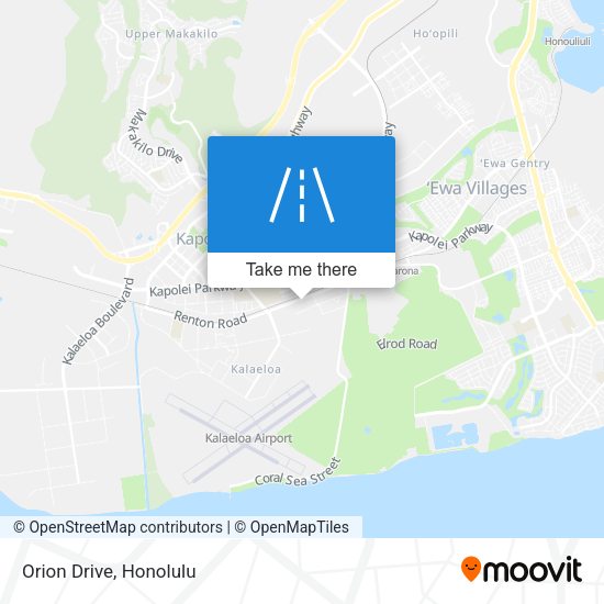 Mapa de Orion Drive