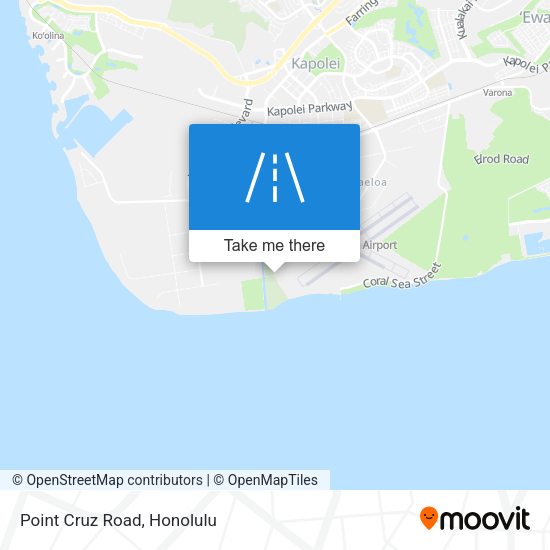 Mapa de Point Cruz Road