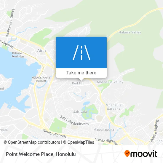 Point Welcome Place map