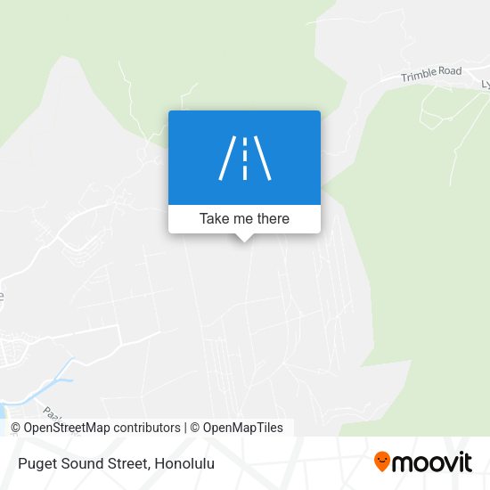 Puget Sound Street map