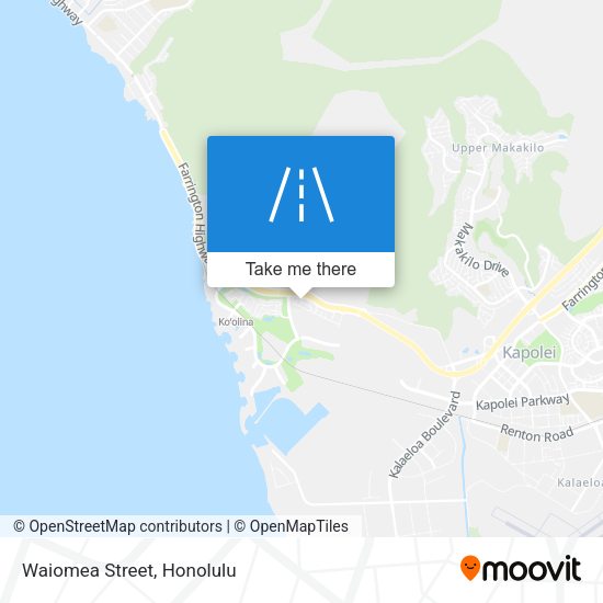 Mapa de Waiomea Street
