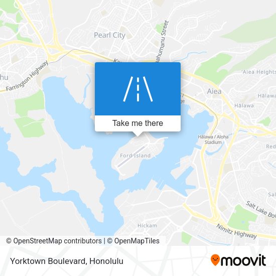 Yorktown Boulevard map
