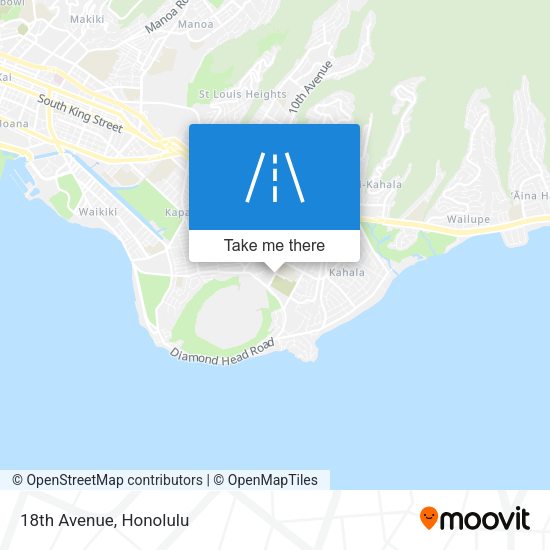 Mapa de 18th Avenue