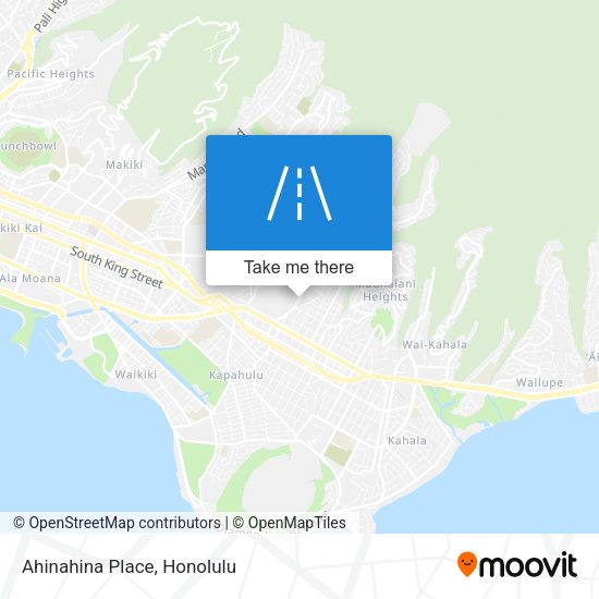 Mapa de Ahinahina Place