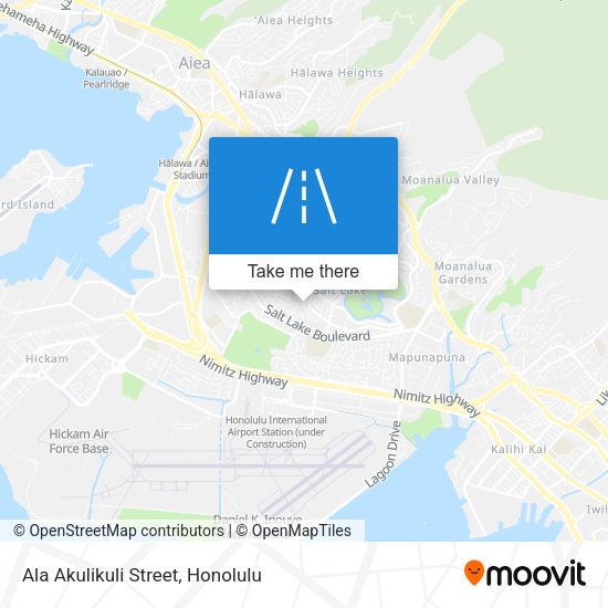 Mapa de Ala Akulikuli Street