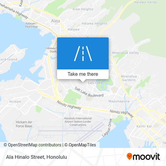 Mapa de Ala Hinalo Street