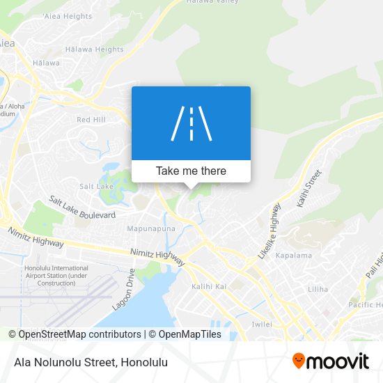 Ala Nolunolu Street map
