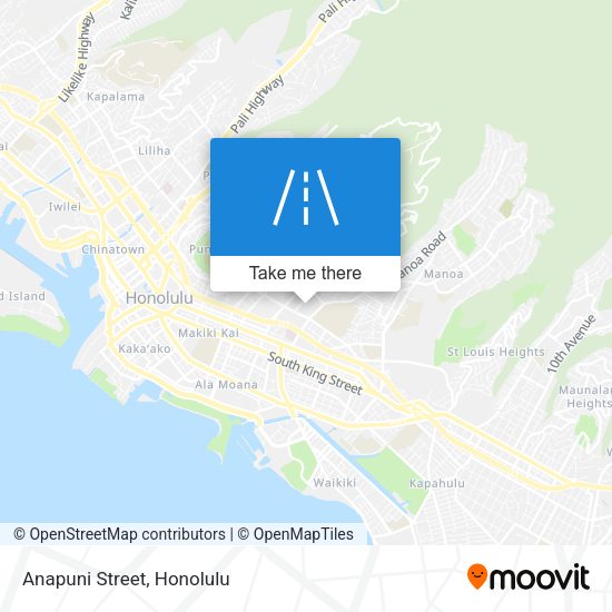 Mapa de Anapuni Street