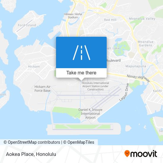 Mapa de Aokea Place