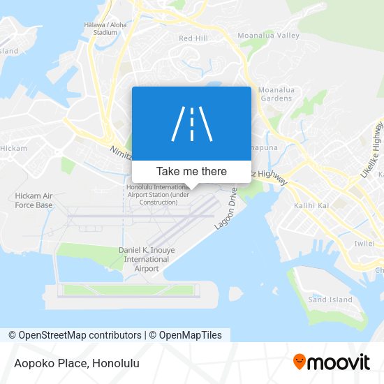 Aopoko Place map