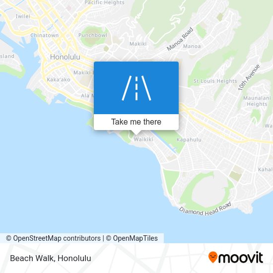 Mapa de Beach Walk