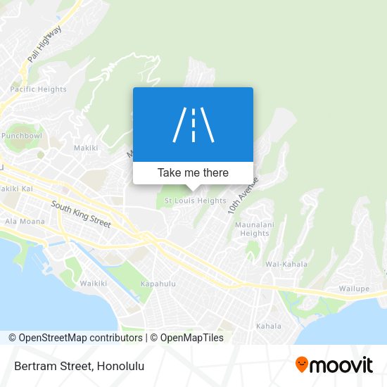 Mapa de Bertram Street