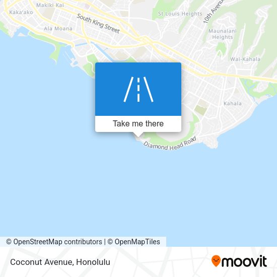 Mapa de Coconut Avenue