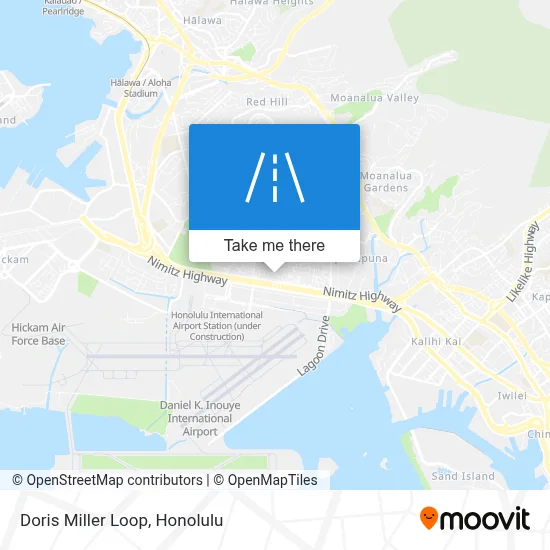 Doris Miller Loop map