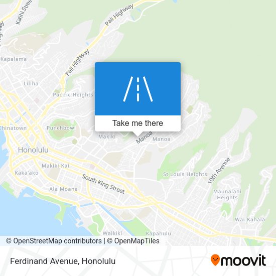 Mapa de Ferdinand Avenue