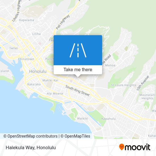 Mapa de Halekula Way
