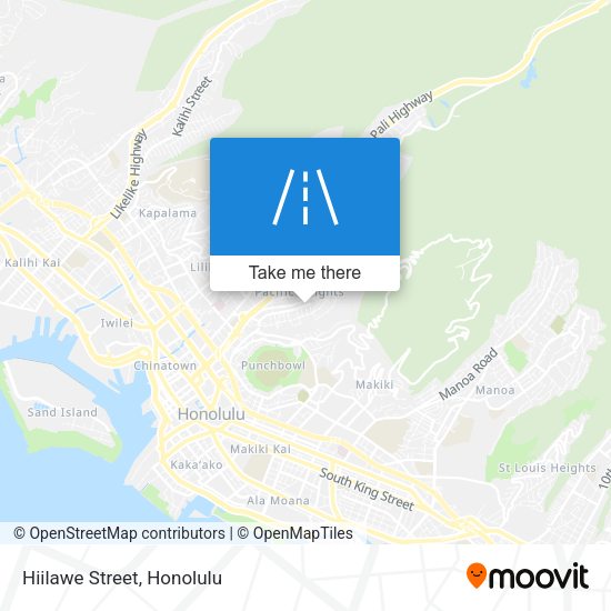 Mapa de Hiilawe Street