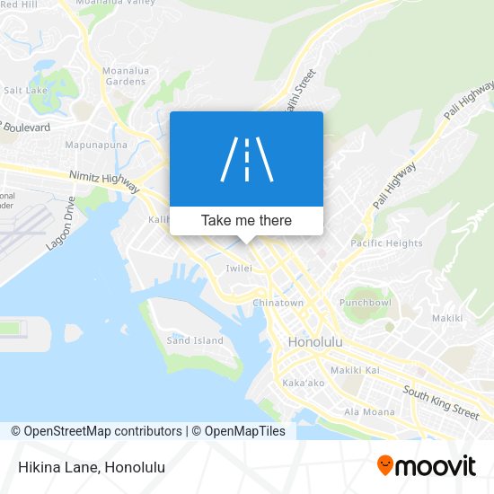 Mapa de Hikina Lane