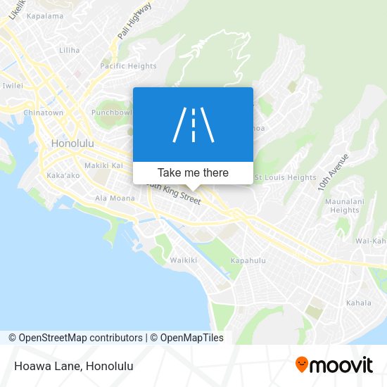 Mapa de Hoawa Lane