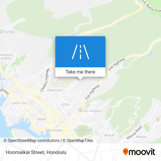 Mapa de Hoomaikai Street