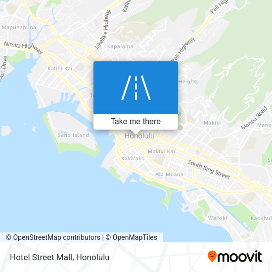 Mapa de Hotel Street Mall