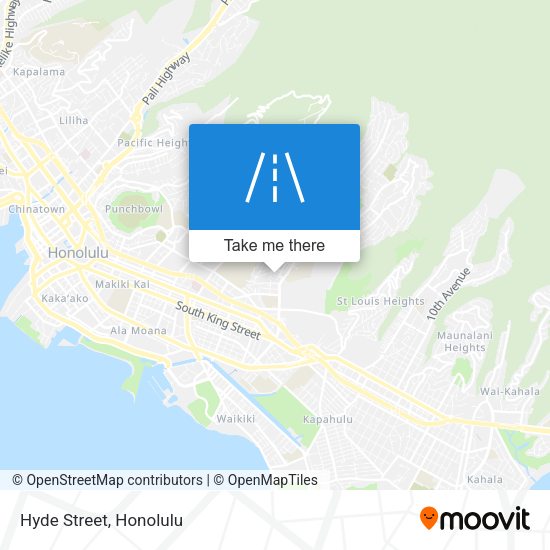 Mapa de Hyde Street