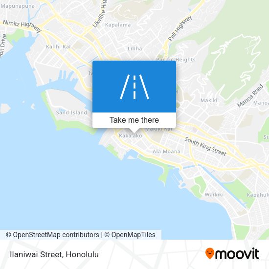Mapa de Ilaniwai Street