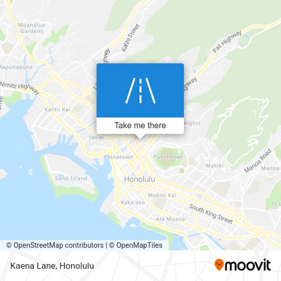 Mapa de Kaena Lane