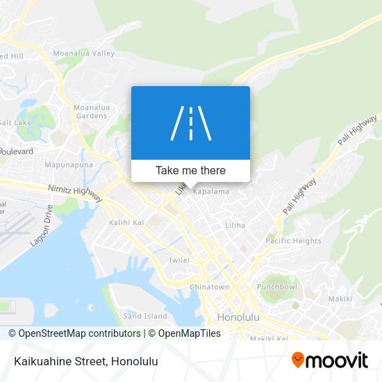 Mapa de Kaikuahine Street