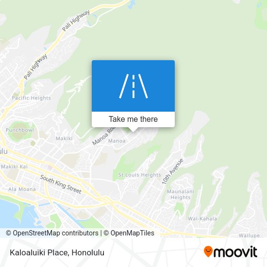 Mapa de Kaloaluiki Place