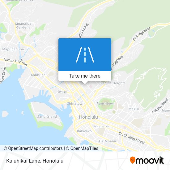 Mapa de Kaluhikai Lane