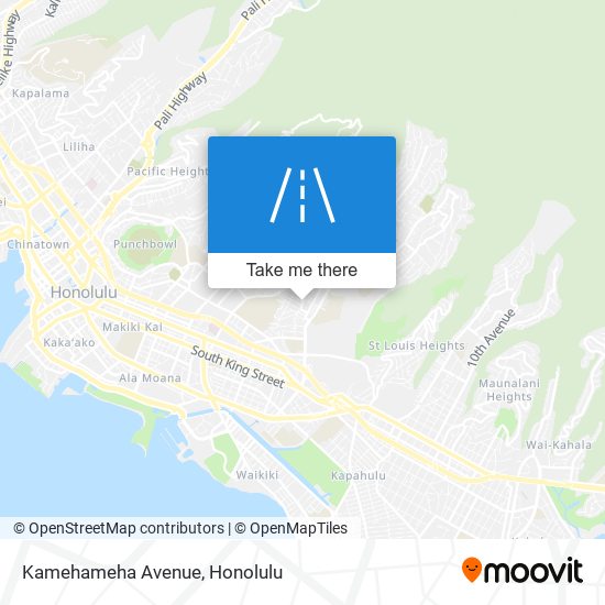 Kamehameha Avenue map