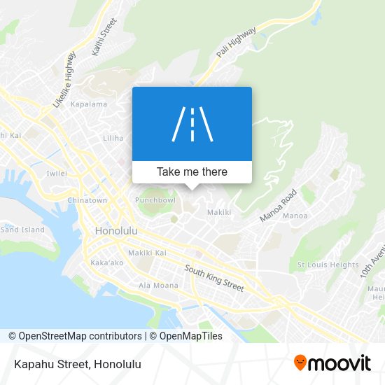 Mapa de Kapahu Street
