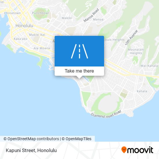 Kapuni Street map