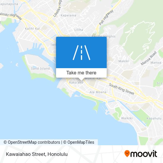 Mapa de Kawaiahao Street