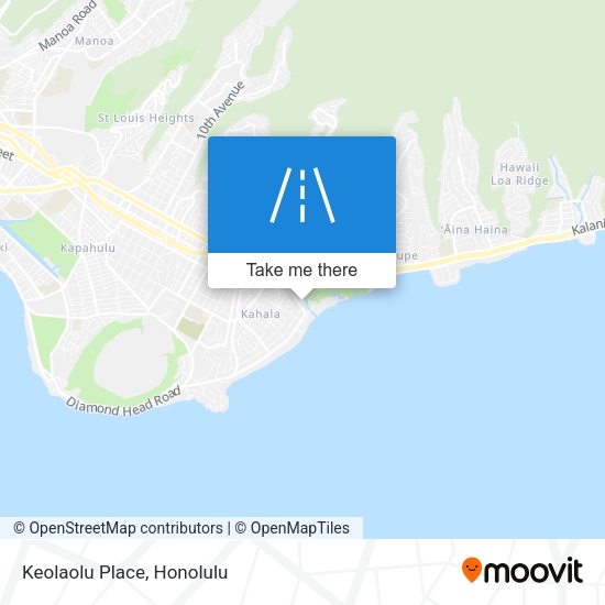 Mapa de Keolaolu Place